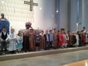 Abschlussgottesdienst der Maxikinder – Kindergarten Christus-König