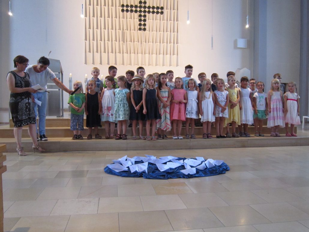 Abschlussgottesdienst der Entlasskinder 2017 – Kindergarten Christus-König